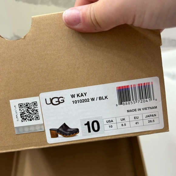 UGG Womens Kay Leather Studded Clogs, Size 10 - Picture 4 of 7